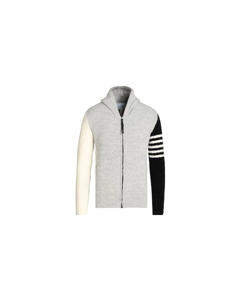 PMDS PREMIUM MOOD DENIM SUPERIOR STRICKWAREN - Strickjackenauf YOOX.COM Hellgrau