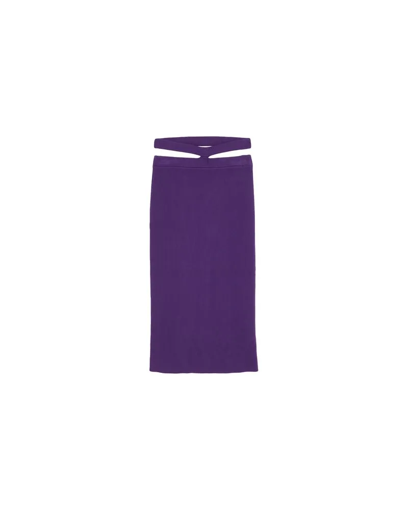 VICOLO HOSEN & RÖCKE - Midi-Röckeauf YOOX.COM Dunkelviolett