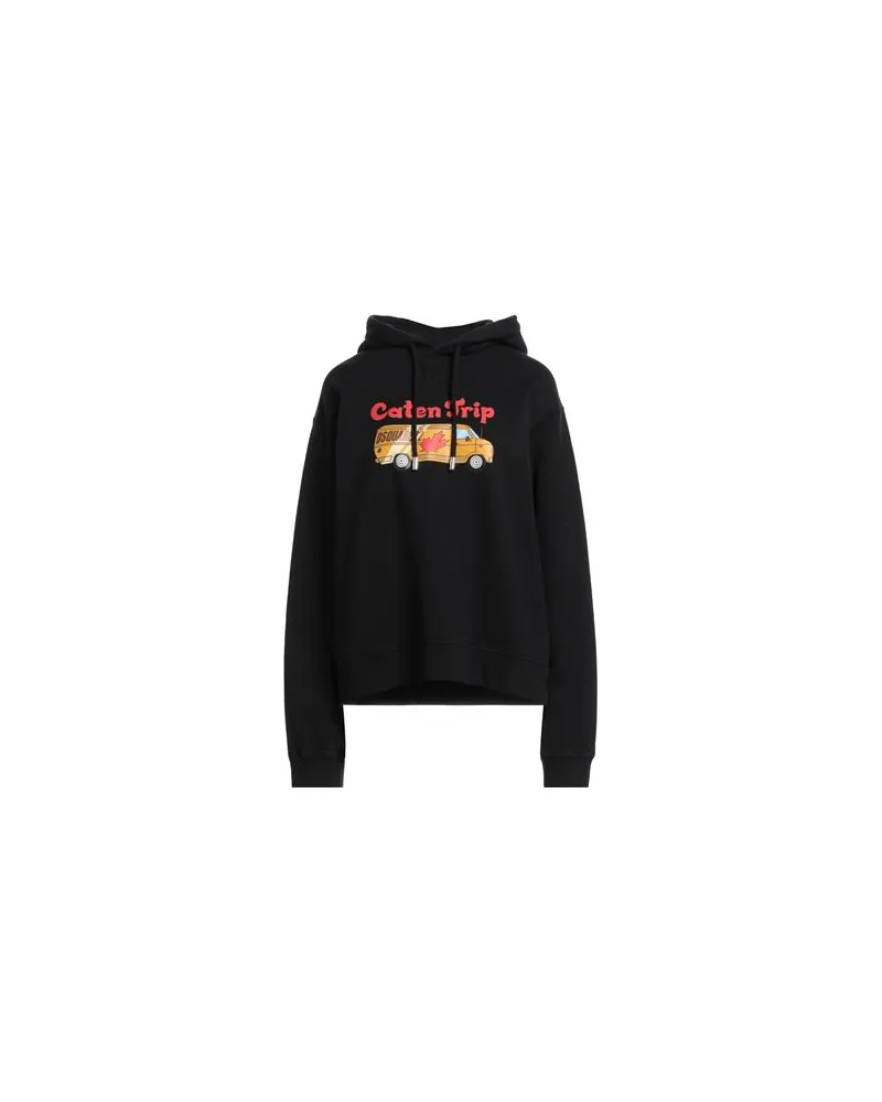 Dsquared2 TOPS - Sweatshirtsauf YOOX.COM Schwarz