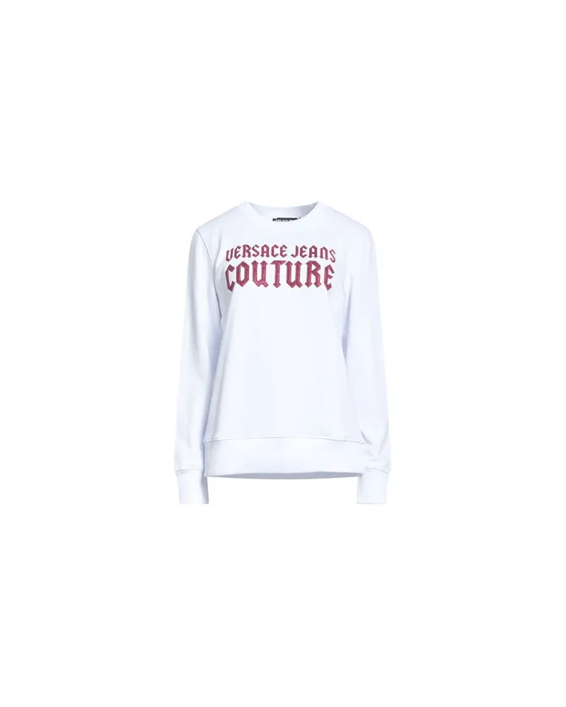 Versace Jeans TOPS - Sweatshirtsauf YOOX.COM Weiß