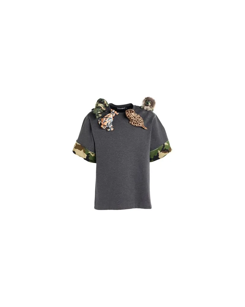 Dolce & Gabbana TOPS - Sweatshirtsauf YOOX.COM Blei