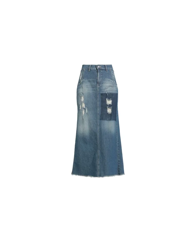 HAVEONE HOSEN & RÖCKE - Jeansröckeauf YOOX.COM Blau