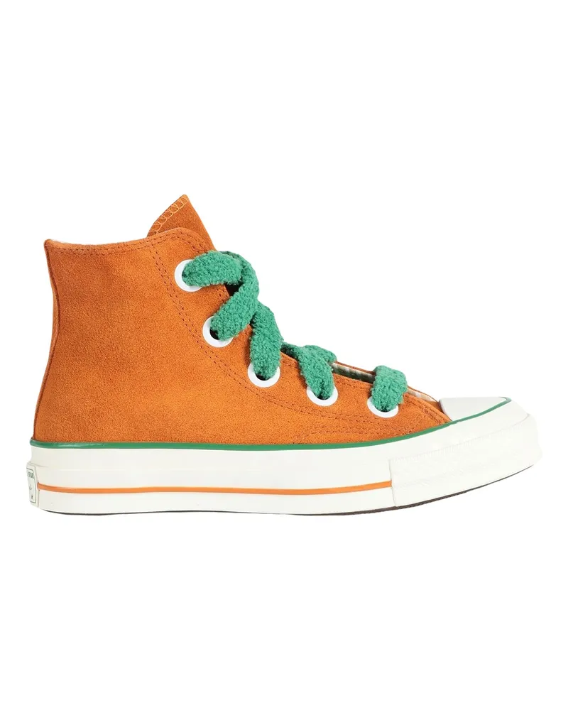 Converse CHUCK 70 HI ORANGE/GREEN/EGRET Sneakers Mandarine