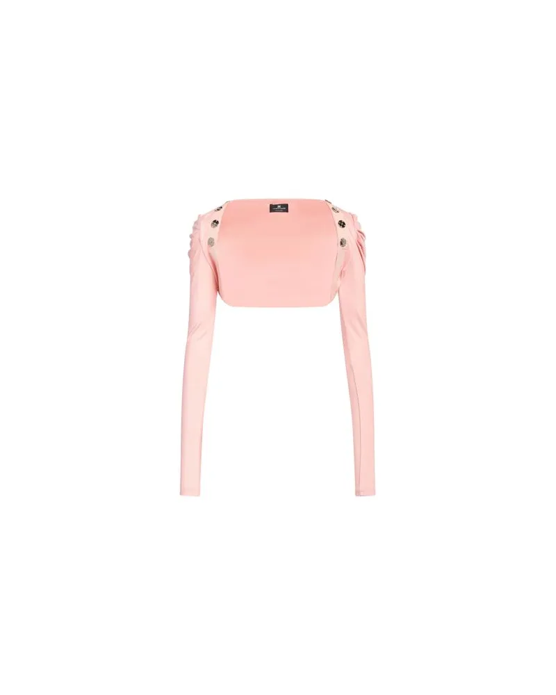 Elisabetta Franchi TOPS - Bolerosauf YOOX.COM Rosa