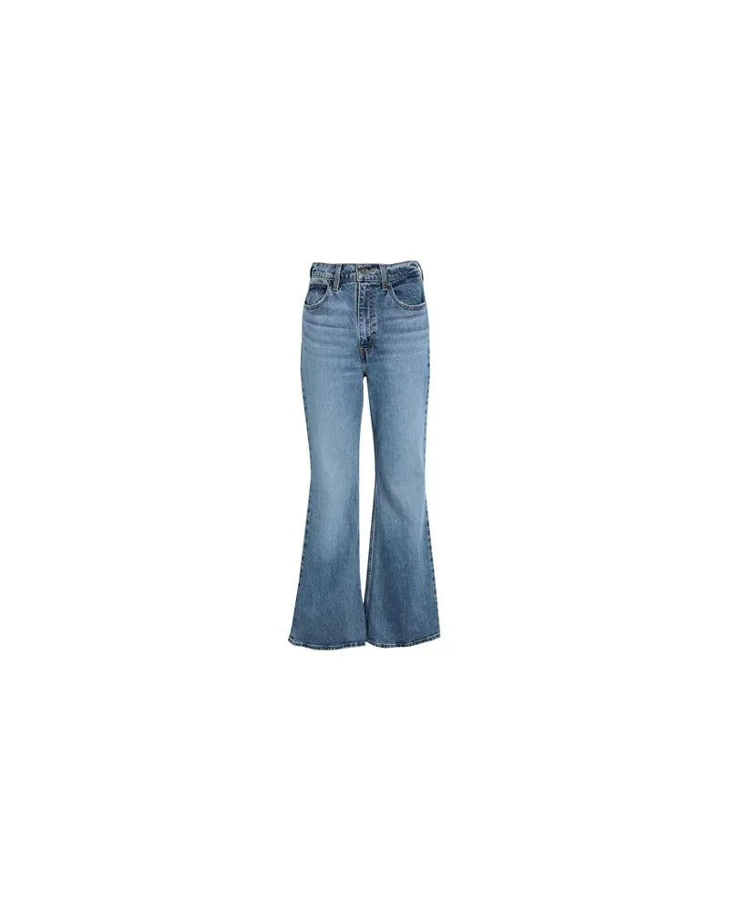 Levi's 70S HIGH FLARE  - HOSEN & RÖCKE - Jeanshosenauf YOOX.COM Blau