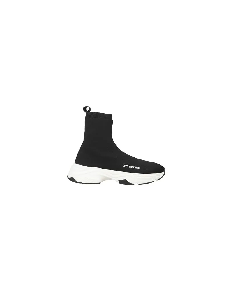Moschino SCHUHE - Sneakersauf YOOX.COM Schwarz