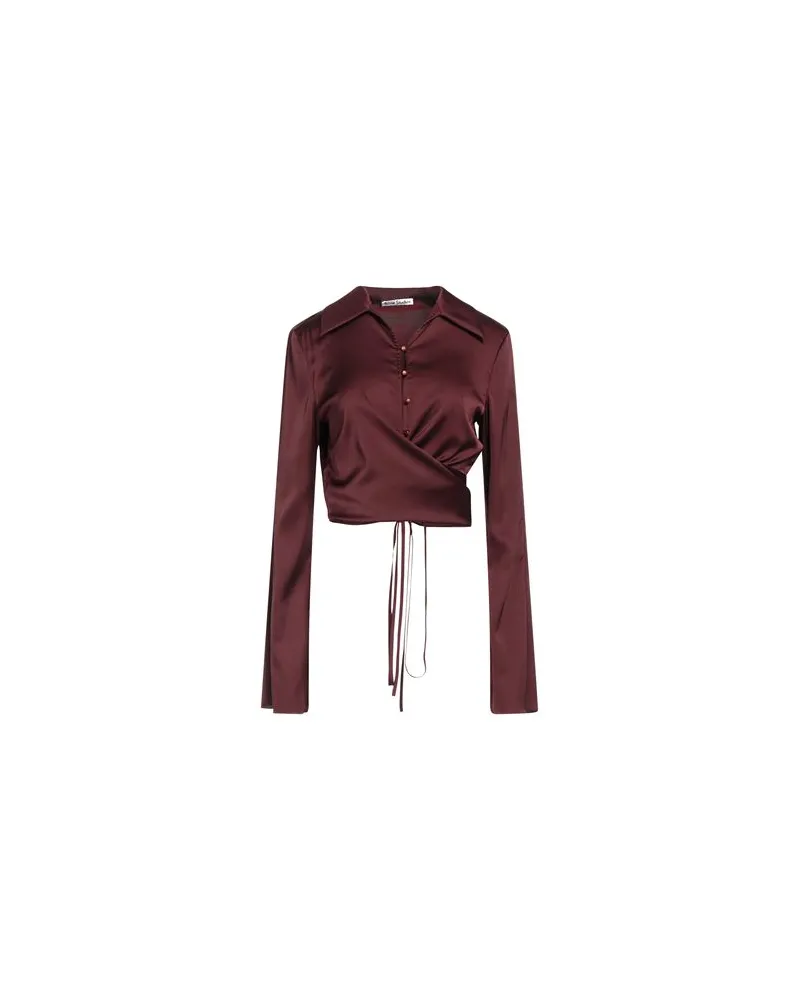 Acne Studios TOPS - Hemdenauf YOOX.COM Schokobraun