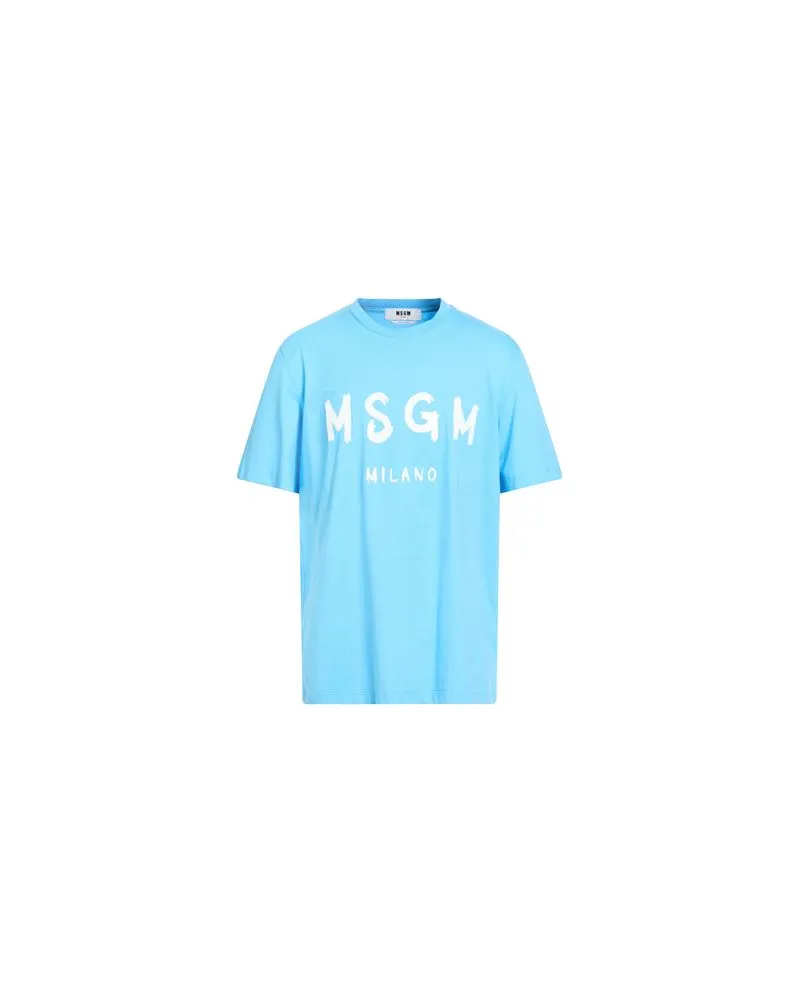 MSGM TOPS - T-shirtsauf YOOX.COM Azurblau