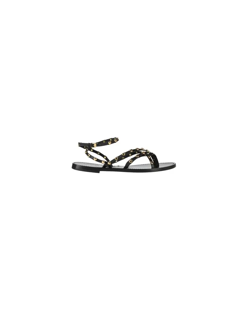 Moschino SCHUHE - Zehentrennerauf YOOX.COM Schwarz