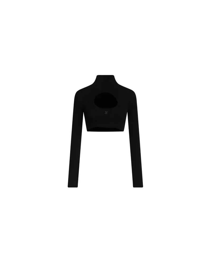 Courrèges STRICKWAREN - Rollkragenpulloverauf YOOX.COM Schwarz
