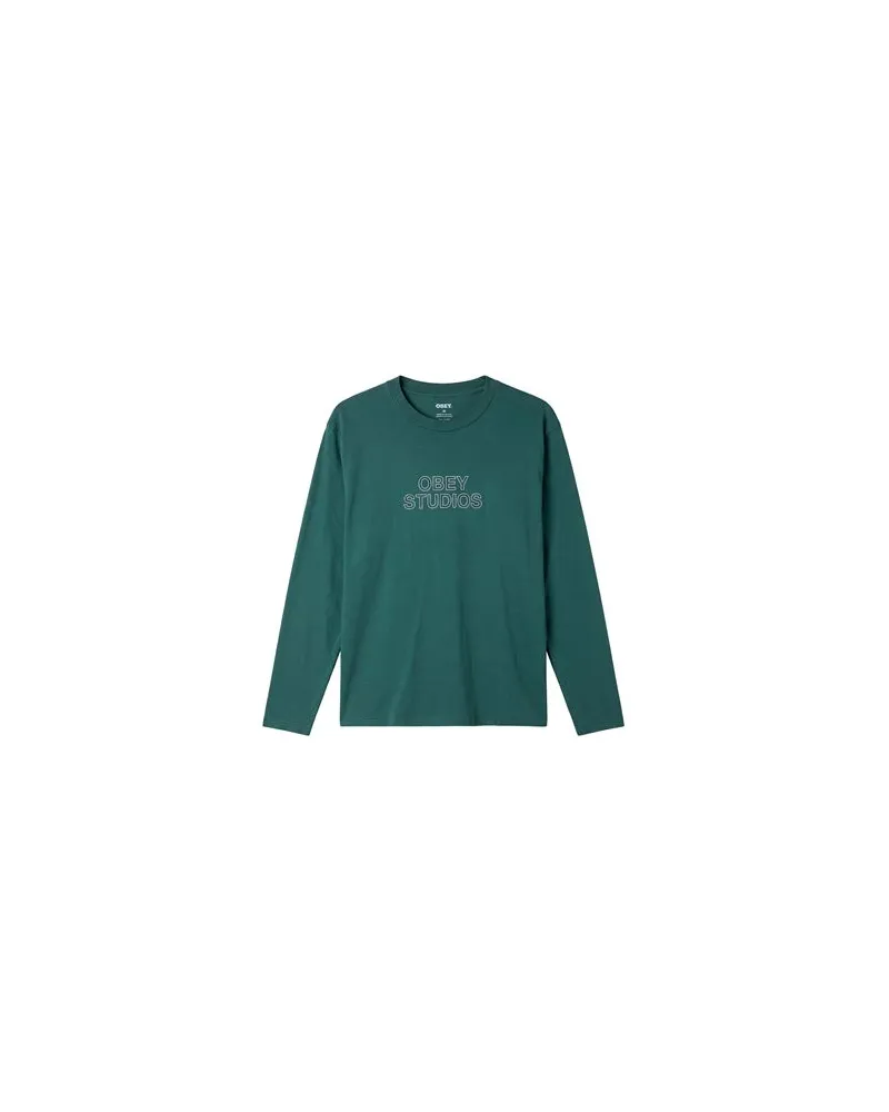 Obey TOPS - T-shirtsauf YOOX.COM Grün