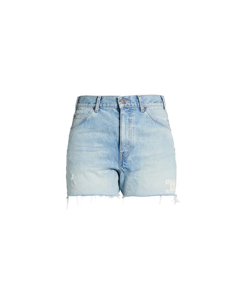 Celine HOSEN & RÖCKE - Jeansshortsauf YOOX.COM Blau