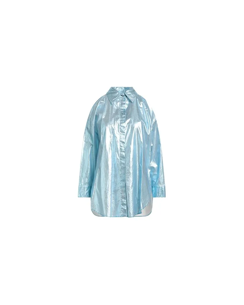 Pinko DENIM - TOPS - Hemdenauf YOOX.COM Azurblau