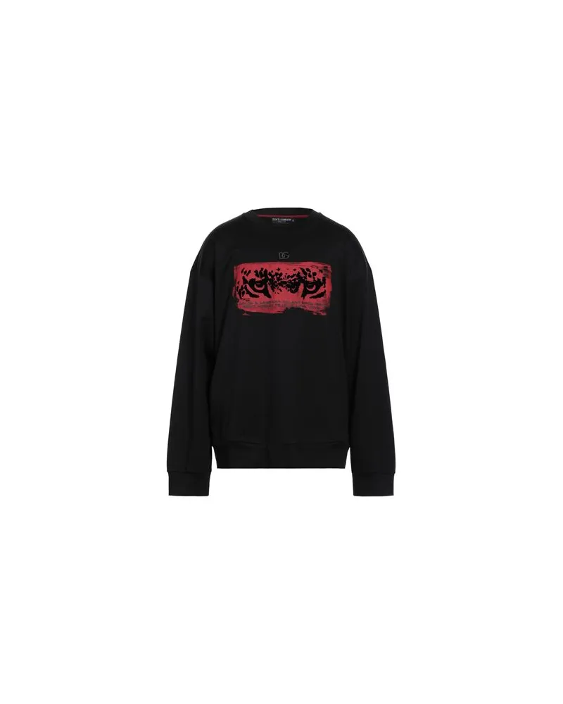 Dolce & Gabbana TOPS - Sweatshirtsauf YOOX.COM Schwarz