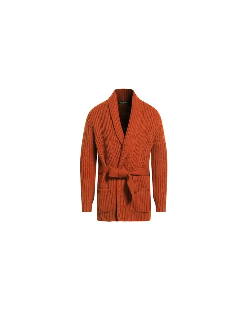 Dolce & Gabbana STRICKWAREN - Strickjackenauf YOOX.COM Rostrot