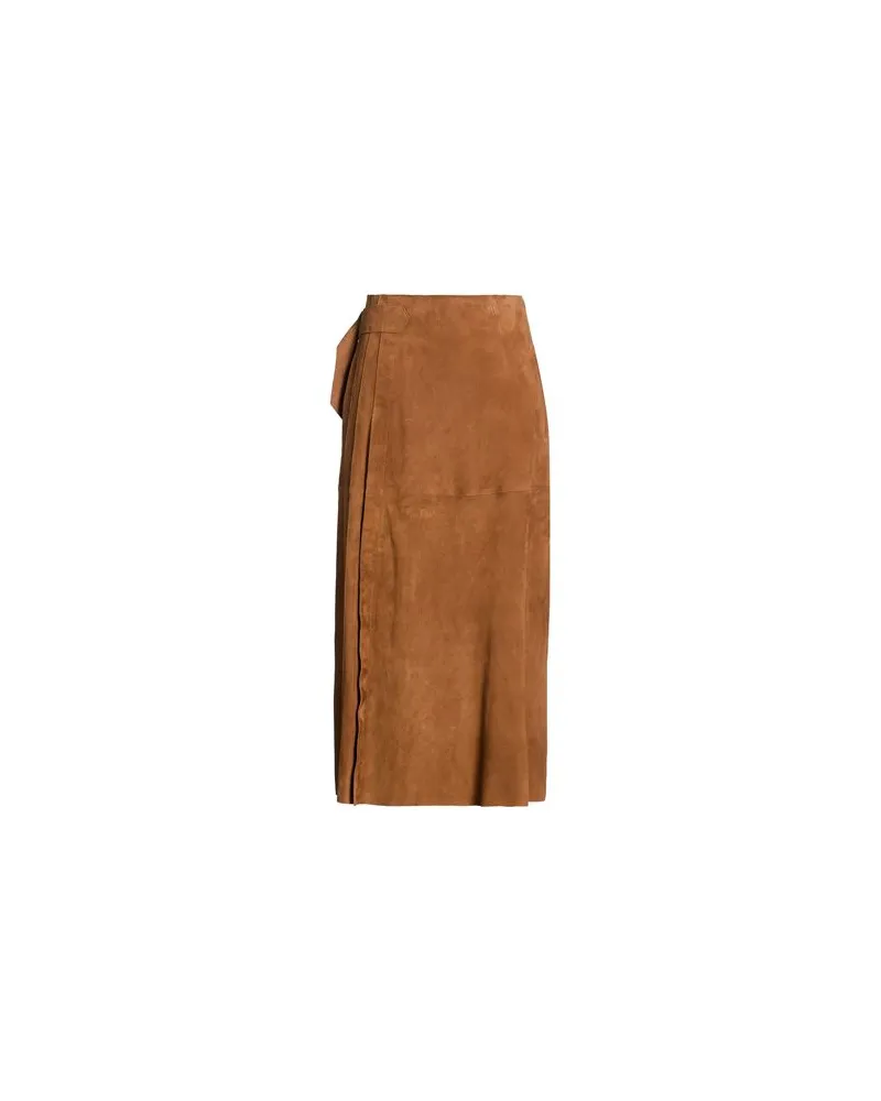 Alberta Ferretti HOSEN & RÖCKE - Midi-Röckeauf YOOX.COM Lederfarben