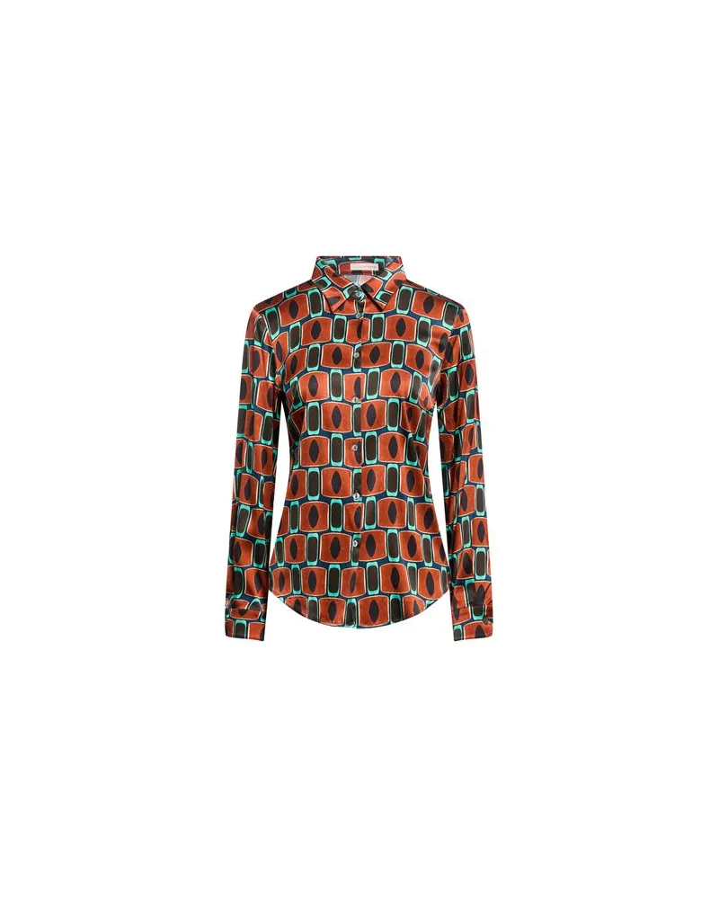 Camicettasnob TOPS - Hemdenauf YOOX.COM Rostrot