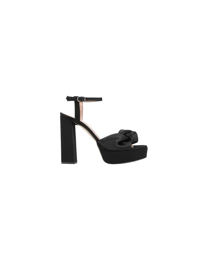 Divine Follie SCHUHE - Sandalenauf YOOX.COM Schwarz