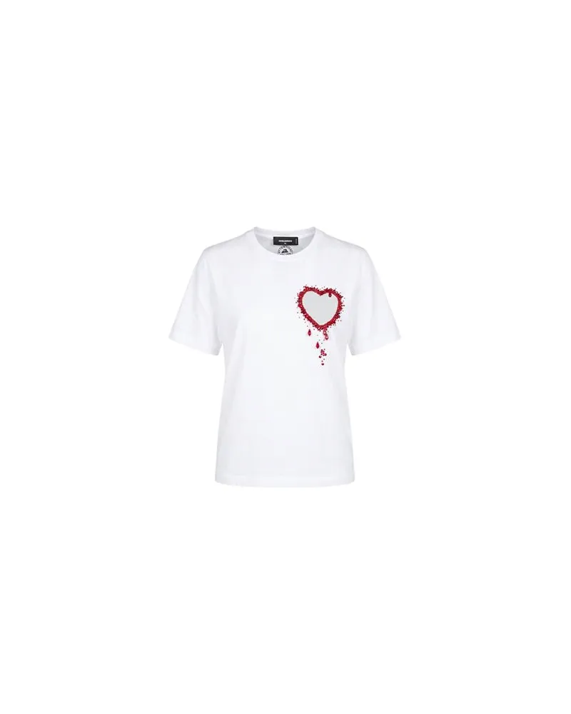 Dsquared2 TOPS - T-shirtsauf YOOX.COM Weiß