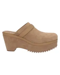 Pedro Garcia Mules & Clogs Khaki