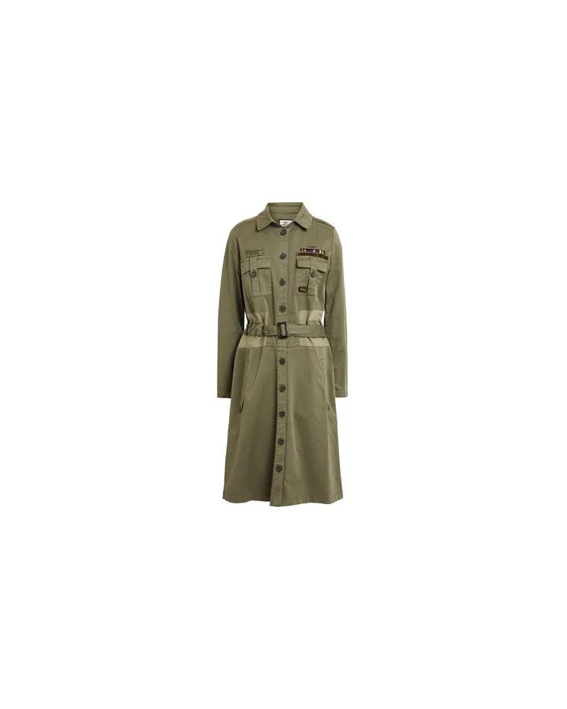 Aeronautica Militare CRISTIANO DI THIENE - KLEIDER - Midi-Kleiderauf YOOX.COM Militärgrün