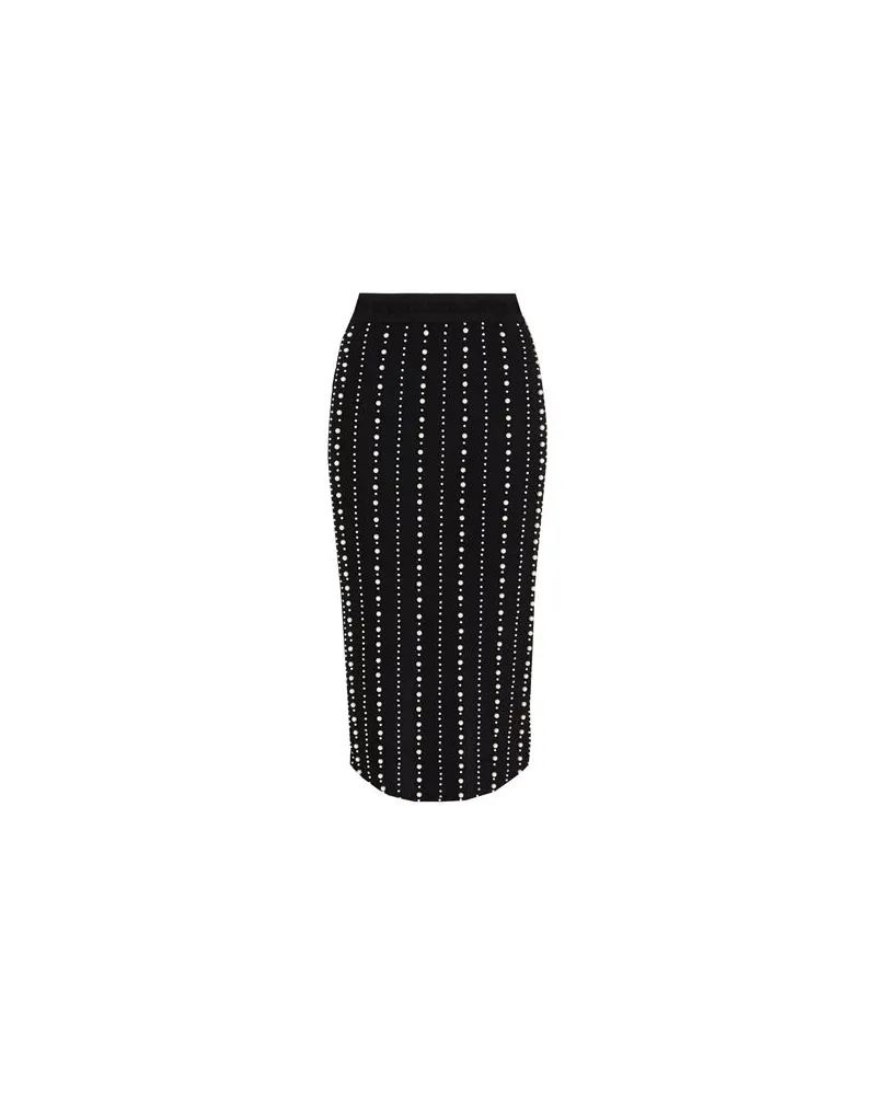 Versace Jeans HOSEN & RÖCKE - Midi-Röckeauf YOOX.COM Schwarz