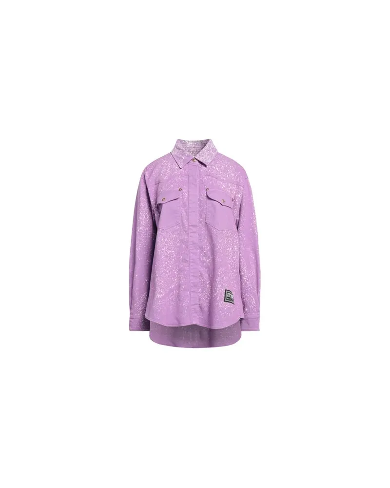 Versace Jeans TOPS - Hemdenauf YOOX.COM Violett