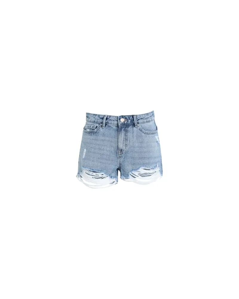 only HOSEN & RÖCKE - Jeansshortsauf YOOX.COM Blau