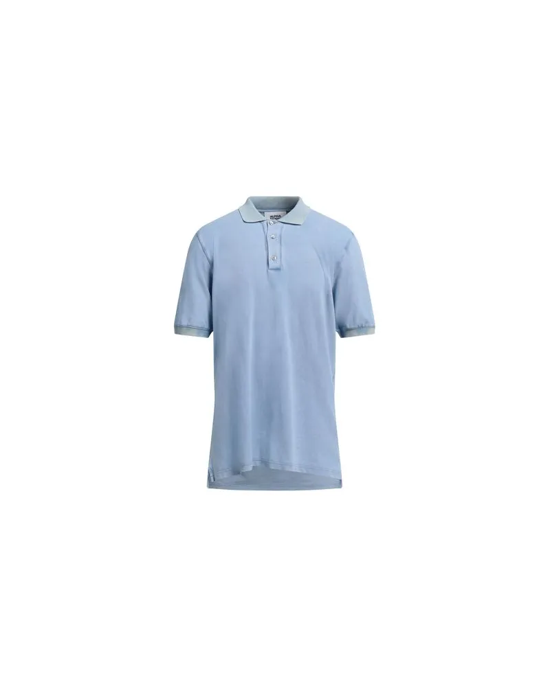 Alpha Studio TOPS - Poloshirtsauf YOOX.COM Himmelblau