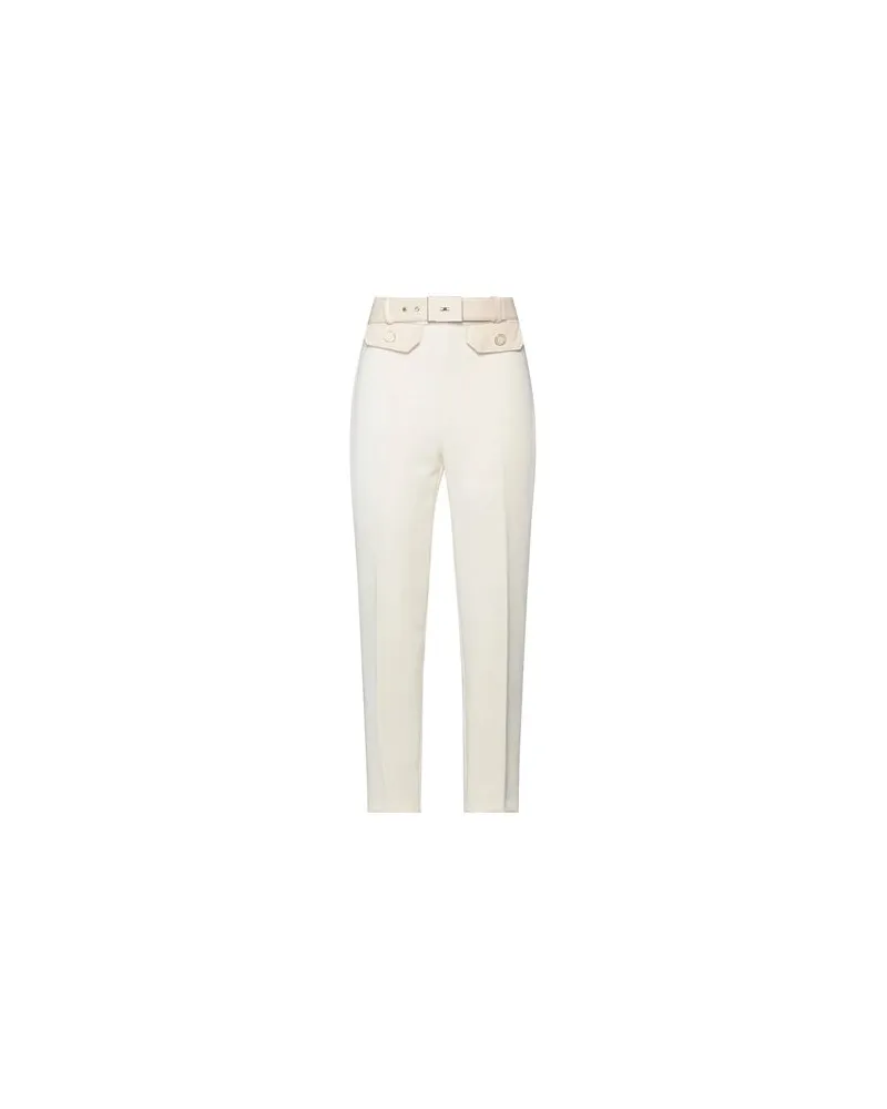 Elisabetta Franchi HOSEN & RÖCKE - Hosenauf YOOX.COM Elfenbein