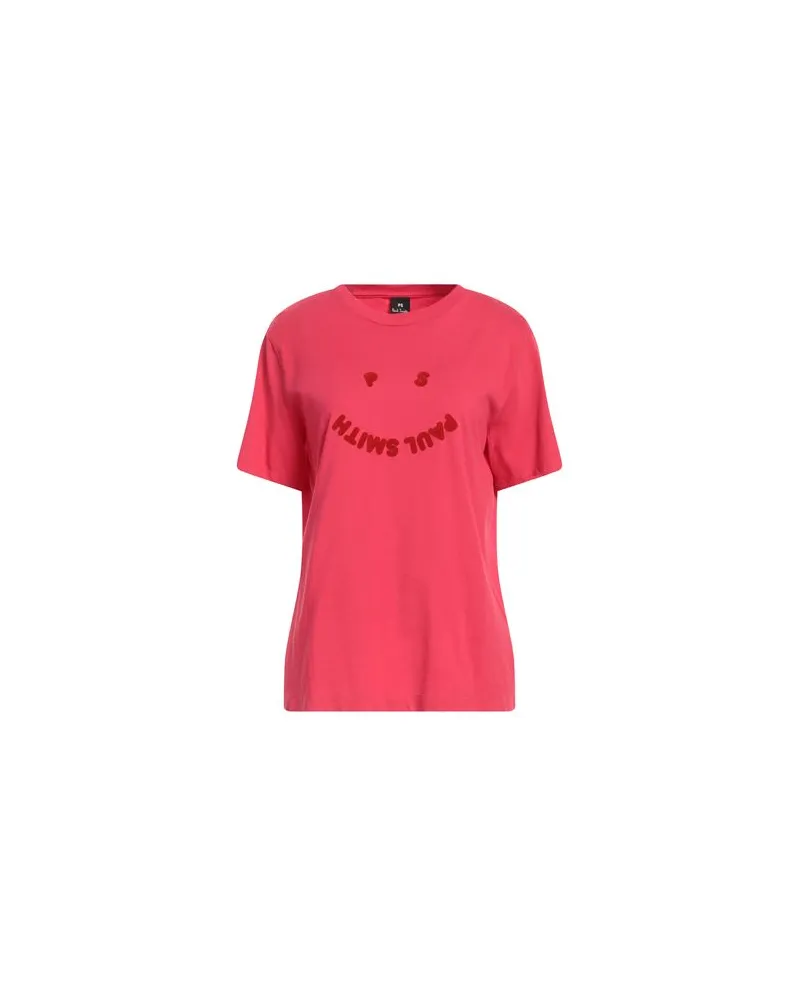Paul Smith WOMENS PS HAPPY T-SHIRT  - TOPS - T-shirtsauf YOOX.COM Magenta