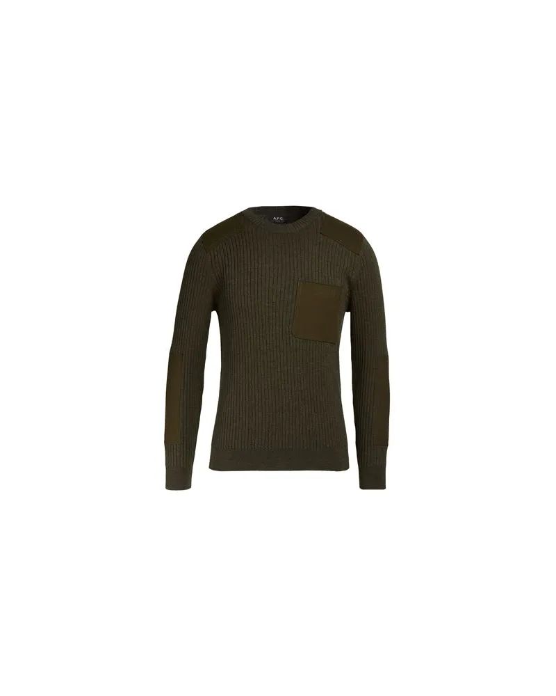 A.P.C. STRICKWAREN - Pulloverauf YOOX.COM Militärgrün