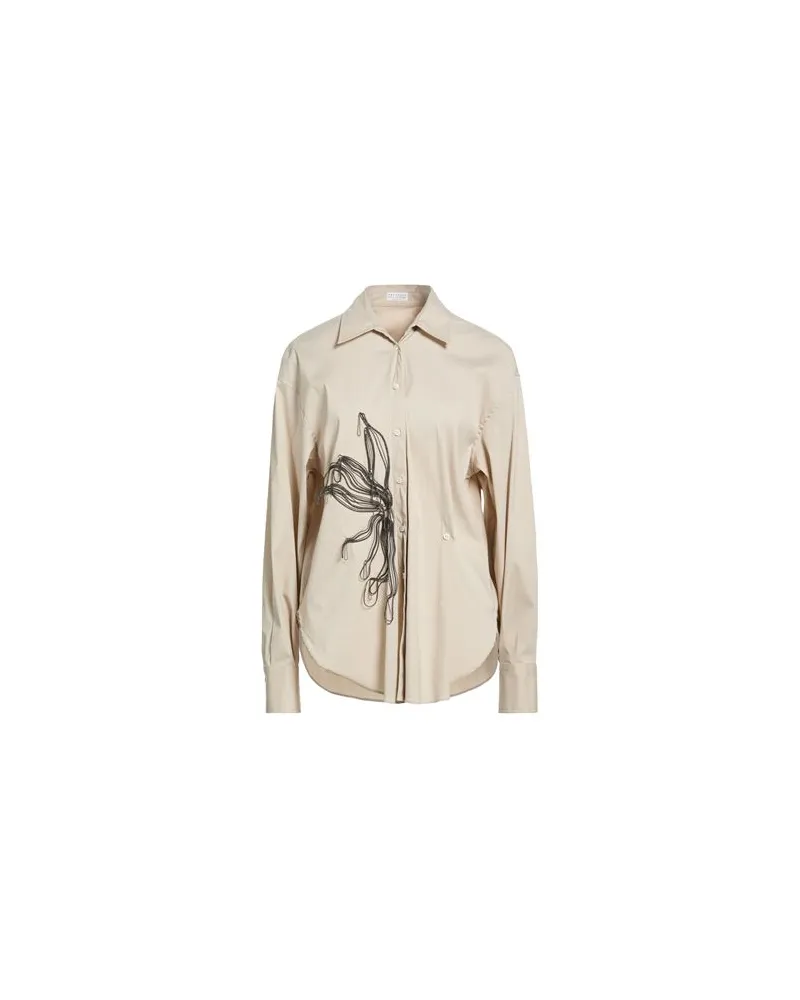Brunello Cucinelli TOPS - Hemdenauf YOOX.COM Beige