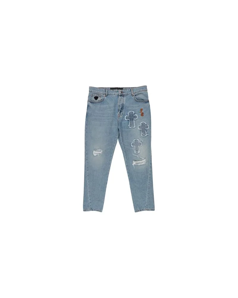 John Richmond HOSEN & RÖCKE - Jeanshosenauf YOOX.COM Blau