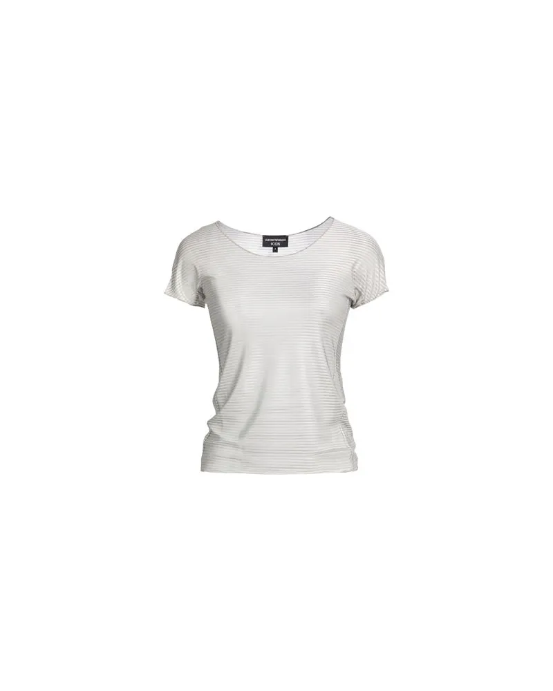 Emporio Armani ICON - TOPS - T-shirtsauf YOOX.COM Hellgrau
