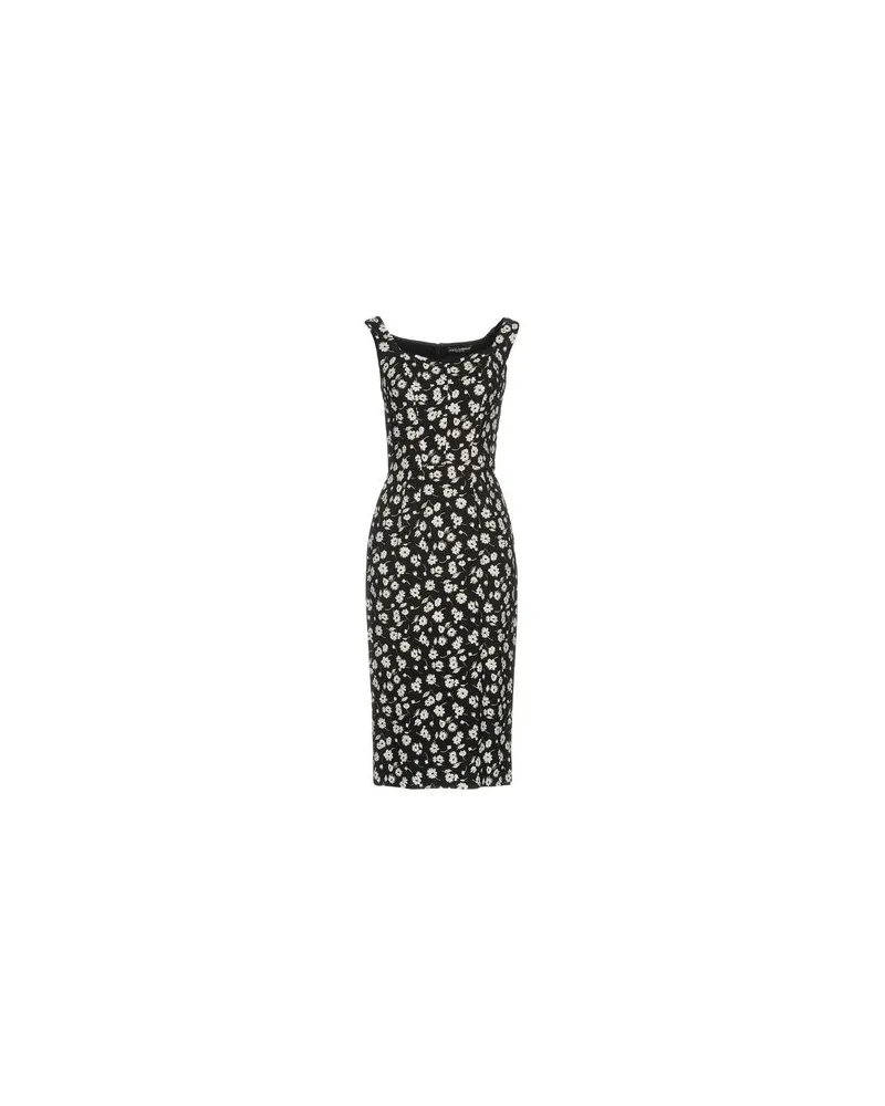 Dolce & Gabbana KLEIDER - Midi-Kleiderauf YOOX.COM Schwarz