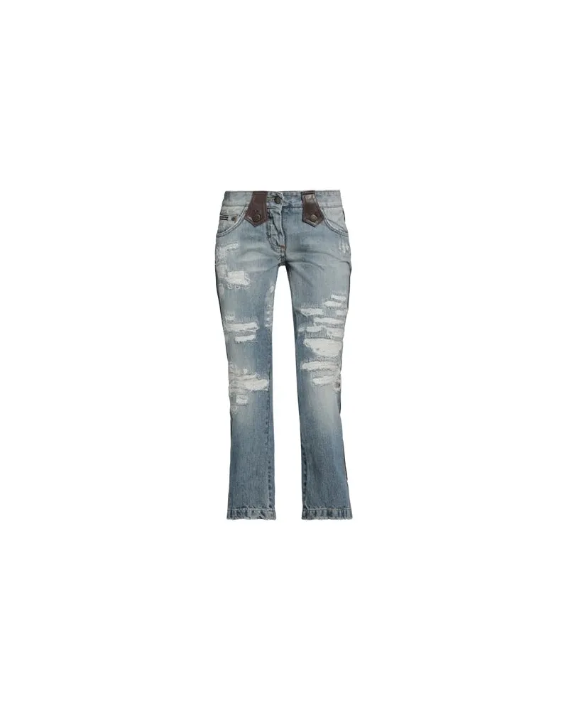 Dolce & Gabbana HOSEN & RÖCKE - Jeanshosenauf YOOX.COM Blau
