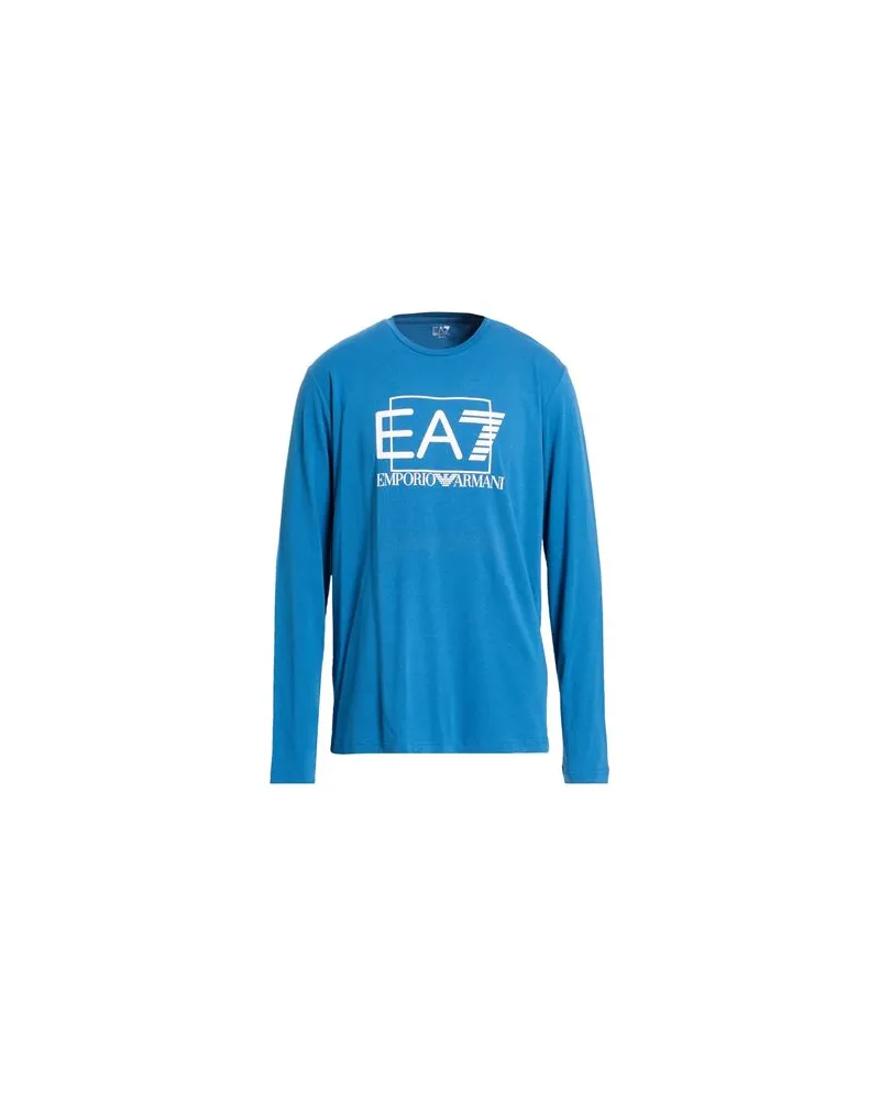 EA7 TOPS - T-shirtsauf YOOX.COM Blau