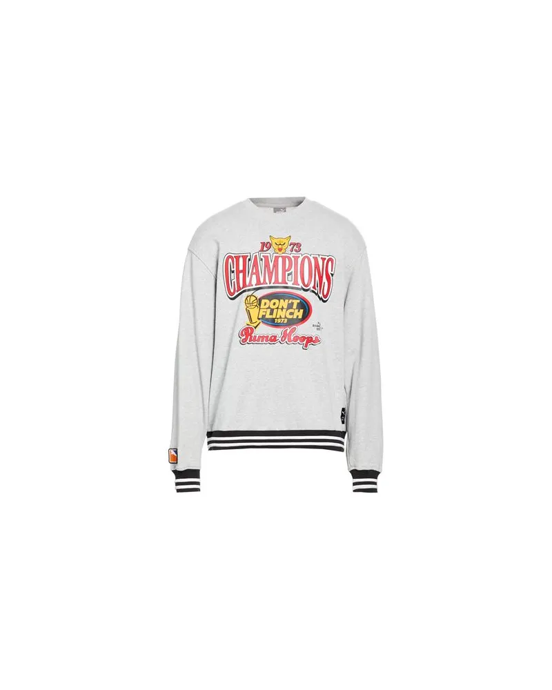 Puma TOPS - Sweatshirtsauf YOOX.COM Hellgrau