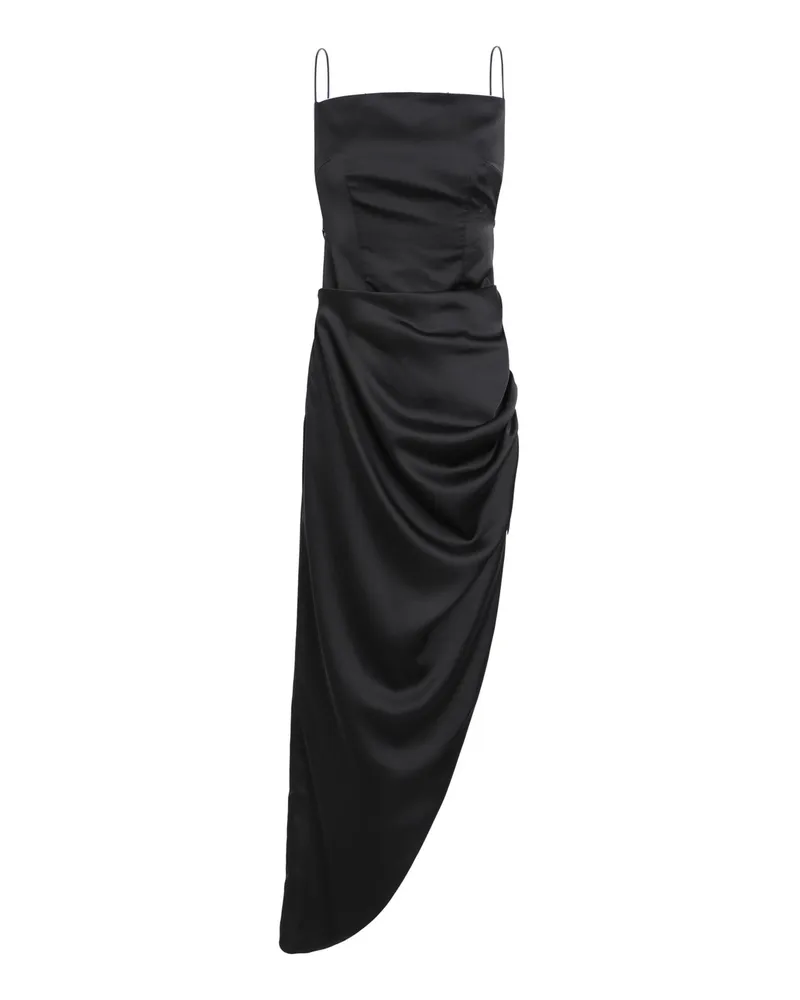 NINEMINUTES Midi-Kleid Schwarz