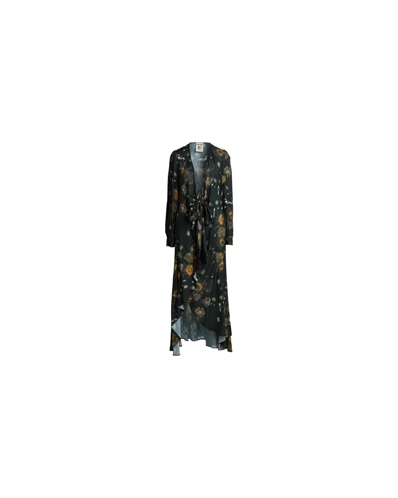 Semicouture KLEIDER - Maxi-Kleiderauf YOOX.COM Braungrau