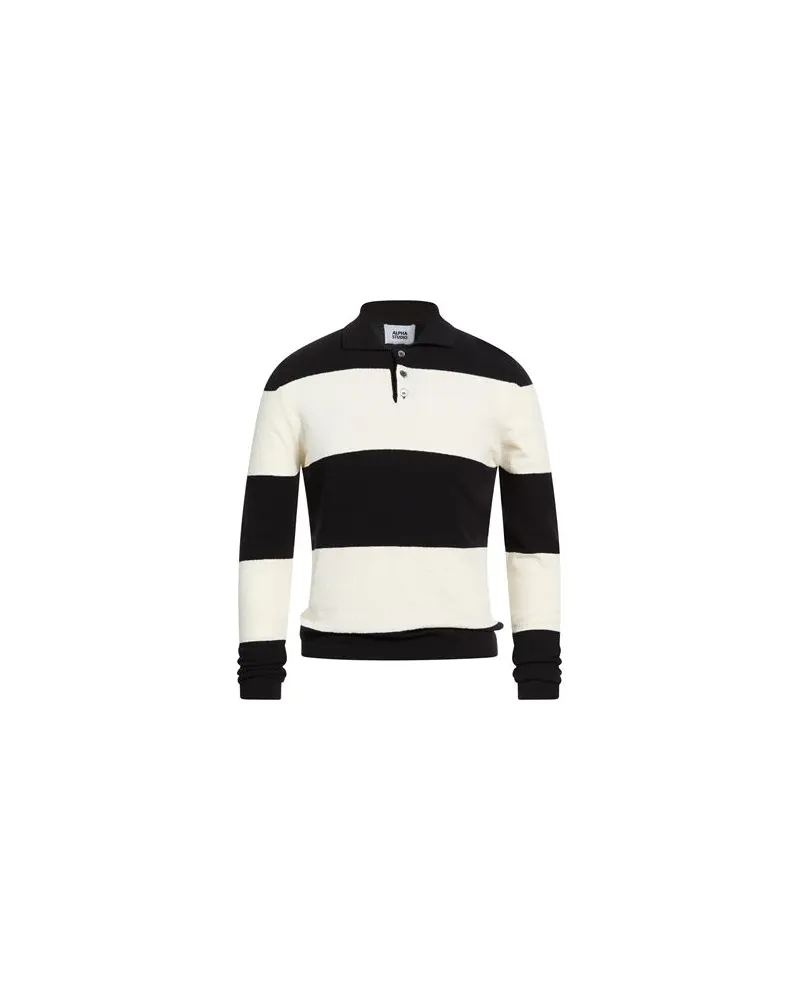 Alpha Studio STRICKWAREN - Pulloverauf YOOX.COM Schwarz