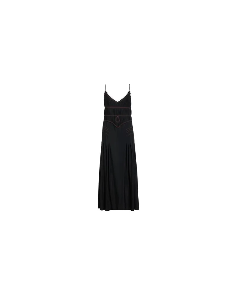 Cédric Charlier KLEIDER - Maxi-Kleiderauf YOOX.COM Schwarz