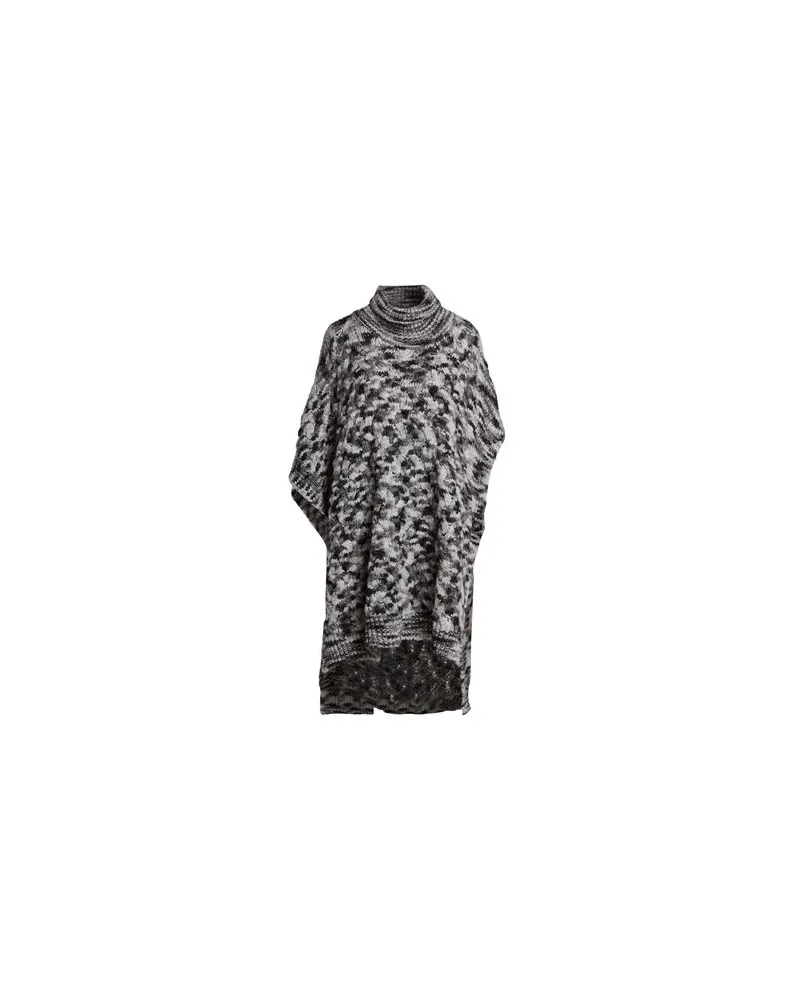 Manila Grace JACKEN & MÄNTEL - Capesauf YOOX.COM Hellgrau