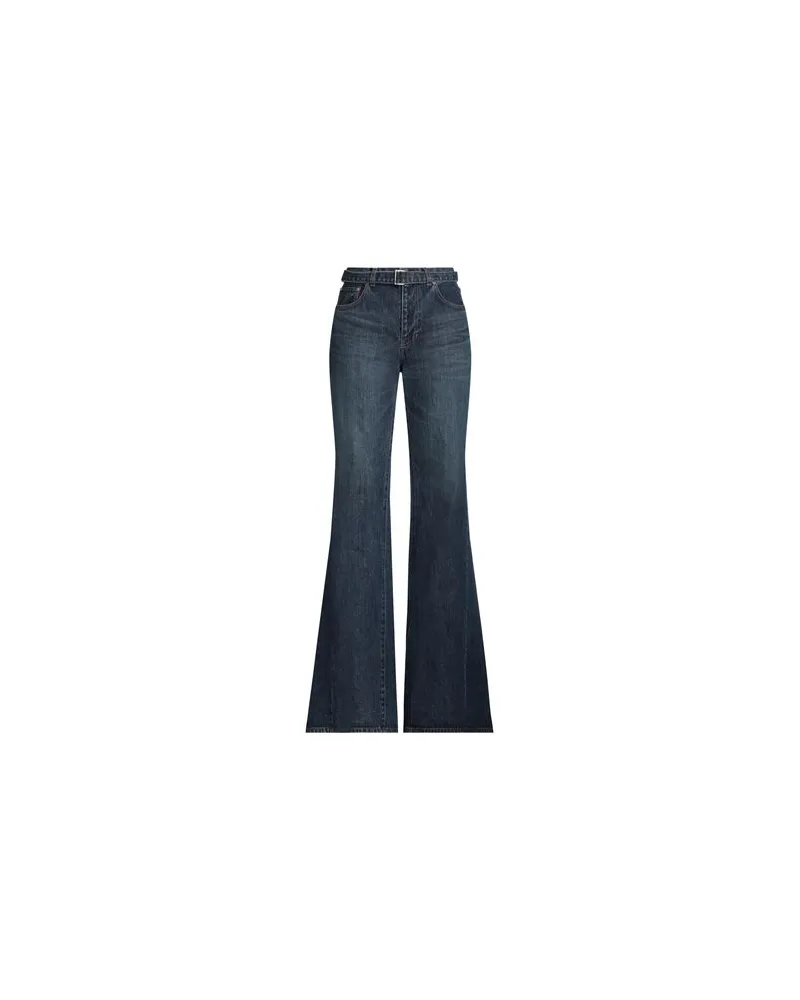 Sacai HOSEN & RÖCKE - Jeanshosenauf YOOX.COM Blau