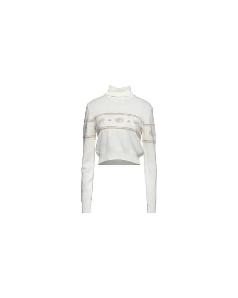 Chiara Ferragni STRICKWAREN - Rollkragenpulloverauf YOOX.COM Elfenbein