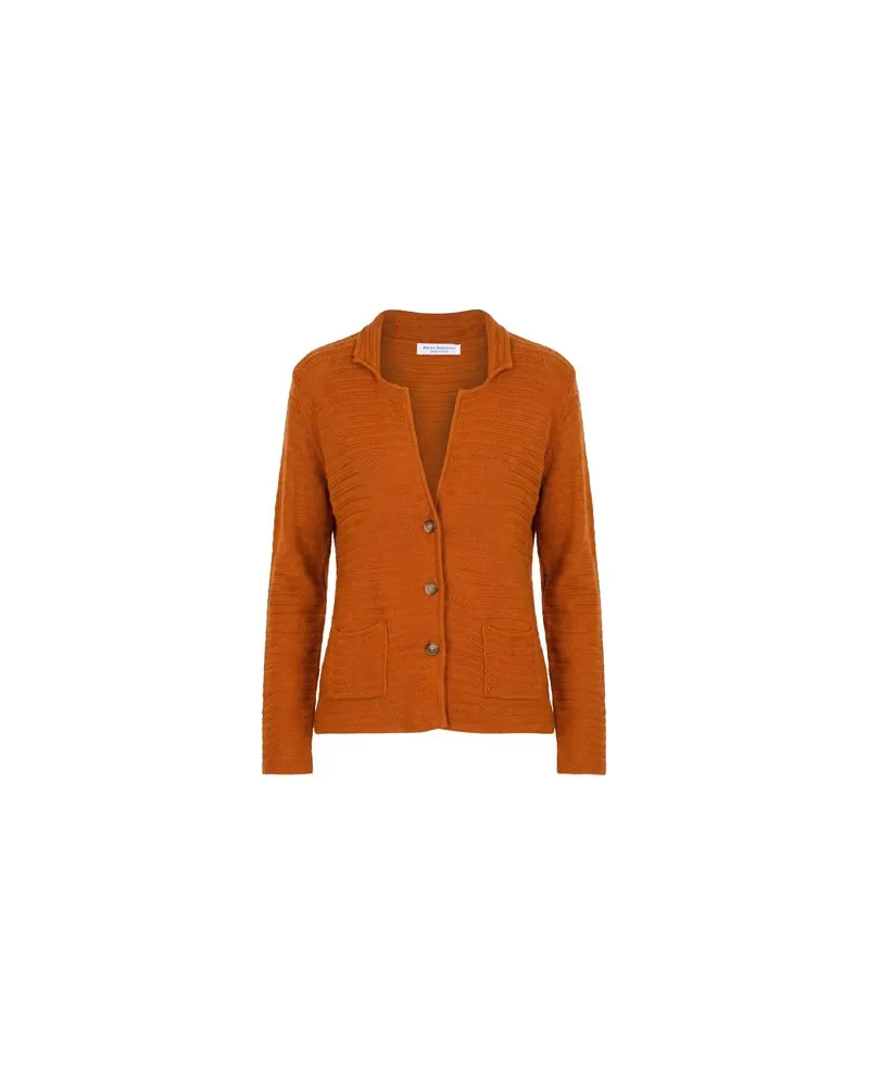 Amina Rubinacci STRICKWAREN - Strickjackenauf YOOX.COM Orange