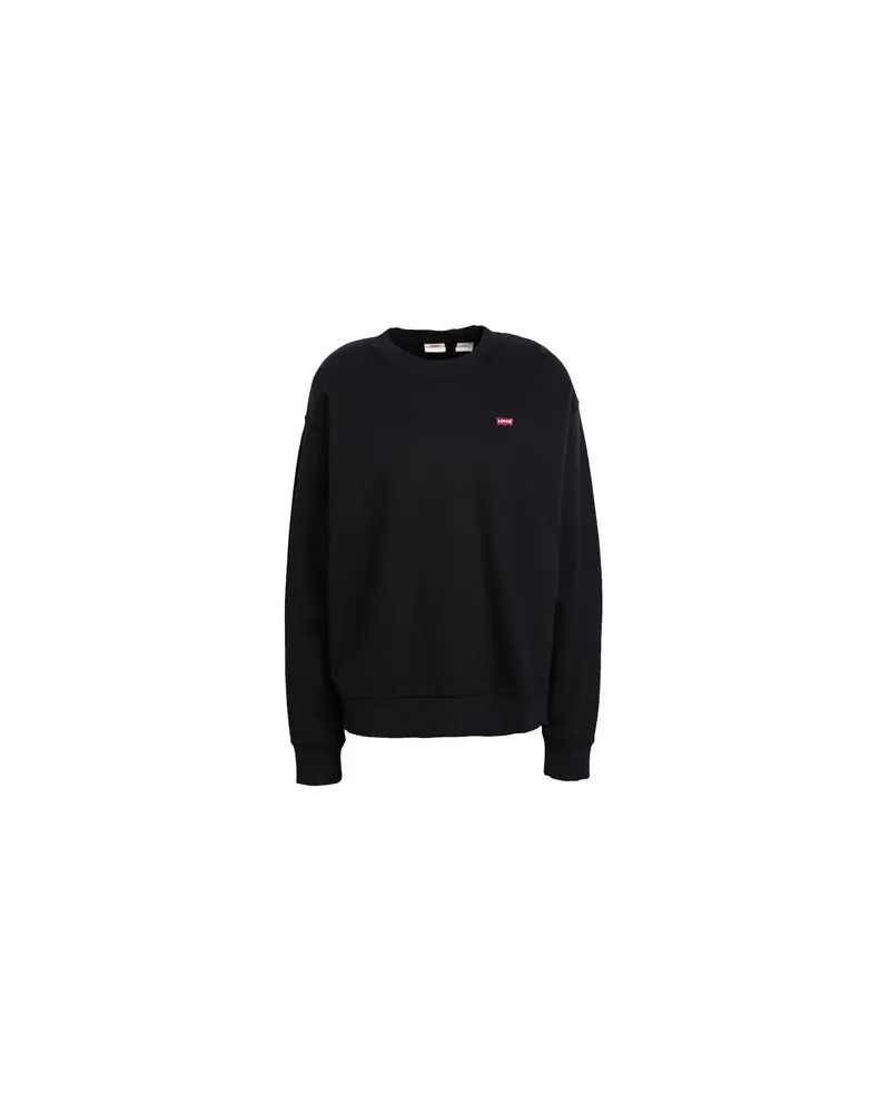 Levi's STANDARD CREW  - TOPS - Sweatshirtsauf YOOX.COM Schwarz