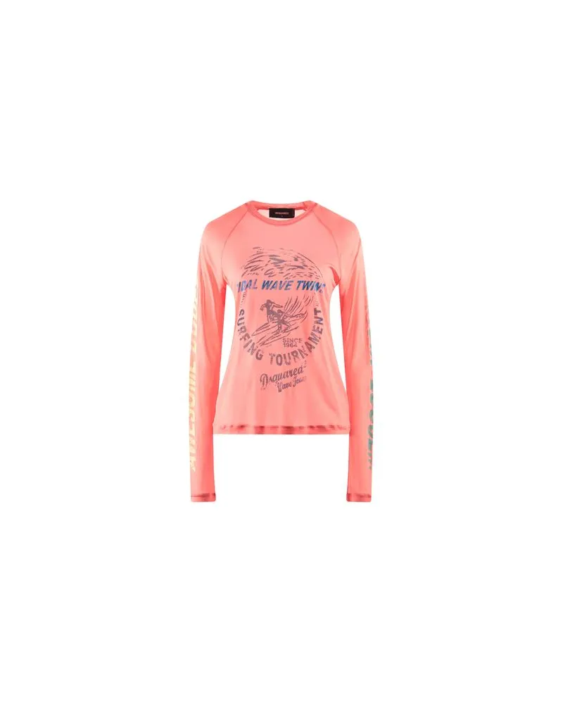 Dsquared2 TOPS - T-shirtsauf YOOX.COM Lachs