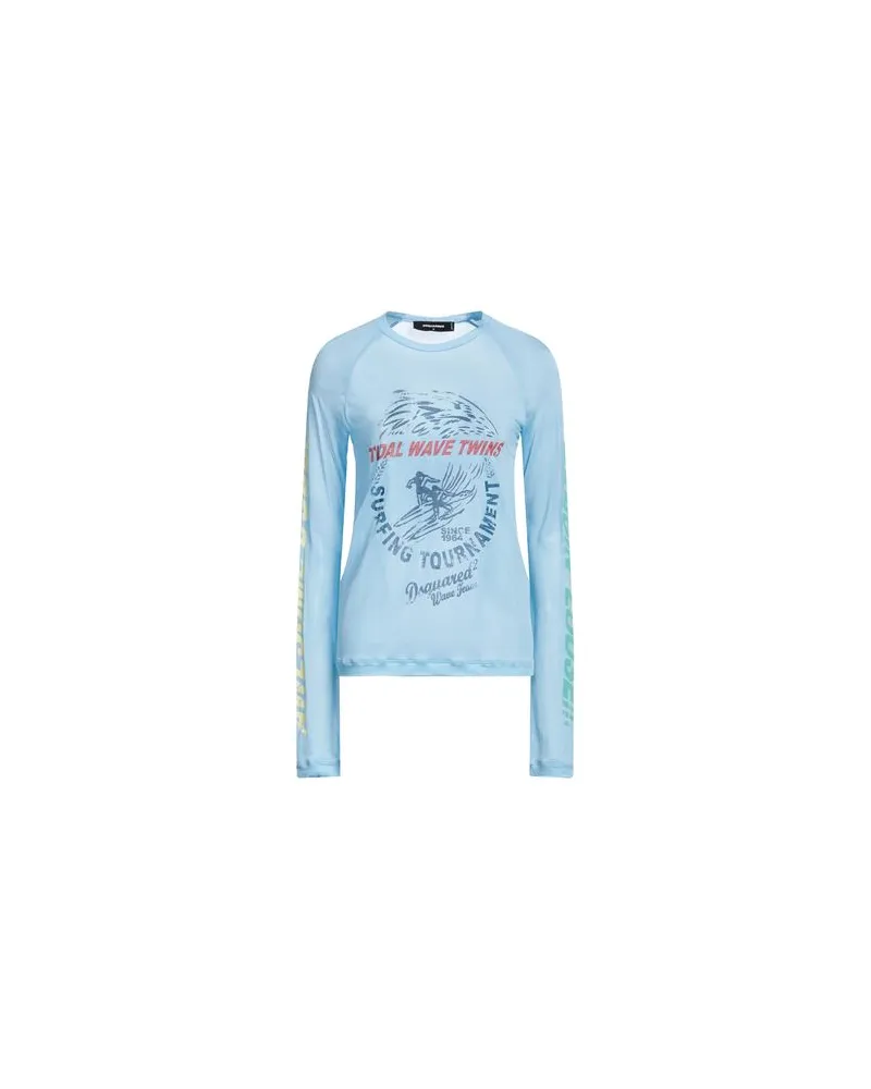 Dsquared2 TOPS - T-shirtsauf YOOX.COM Himmelblau